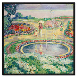 Gerahmter Kunstdruck Der Blumengarten