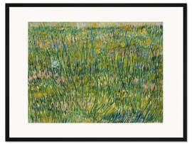 Gerahmter Kunstdruck Blühende Wiese