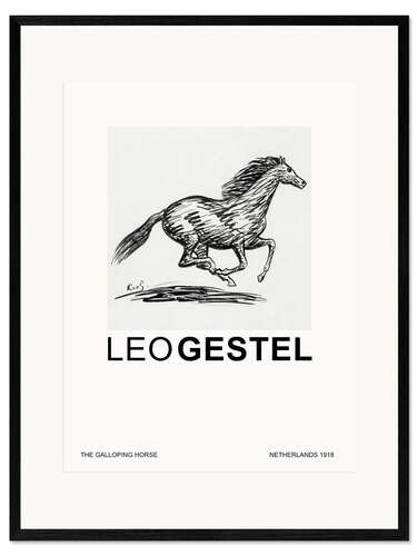 Gerahmter Kunstdruck The Galloping Horse (Special Edition)