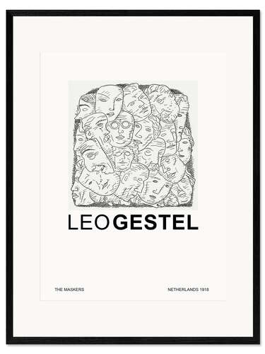 Plakat artystyczny premium w ramie The Maskers (Special Edition)