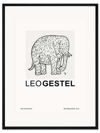 Gerahmter Kunstdruck The Elephant (Special Edition)