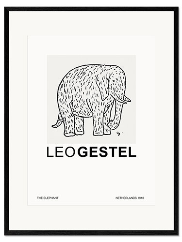 Impresión de arte enmarcada The Elephant (Special Edition)