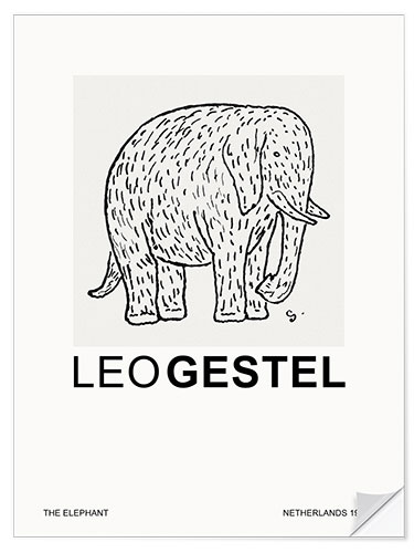 Självhäftande poster The Elephant (Special Edition)