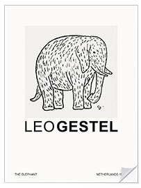 Wandsticker The Elephant (Special Edition)