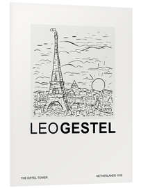 Foam board print The Eiffel Tower (special Edition)