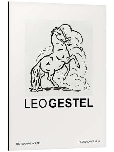 Aluminium print The Rearing Horse (Special Edition)