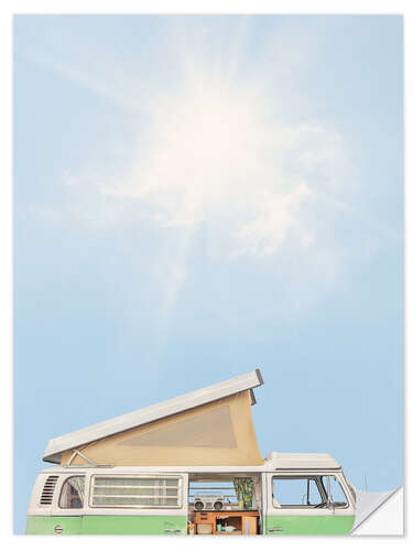 Autocolante decorativo Let´s go camping