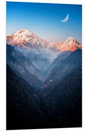 Foam board print Himalayan Sunset