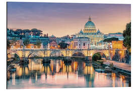 Magnettafel La Dolce Vita - Rom zur Blauen Stunde