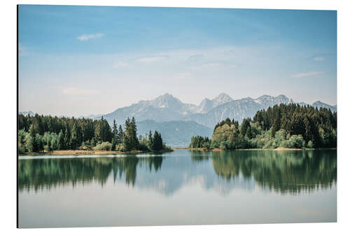 Quadro em alumínio Alpine panorama Allgäu