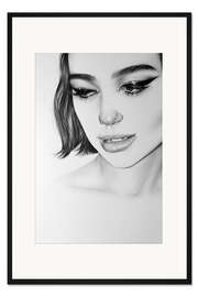 Gerahmter Kunstdruck Dua Lipa