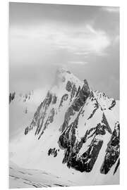 Foam board print Different peaks of the Hohe Tauern, South Tyrol