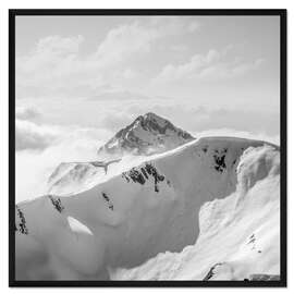 Gerahmter Kunstdruck Gipfel des Moleson, Schweiz