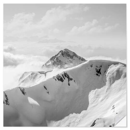 Vinilo para la pared Summit of Moleson, Switzerland