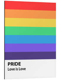 Cuadro de aluminio Pride rainbow flag