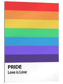 Gallery print Pride rainbow flag