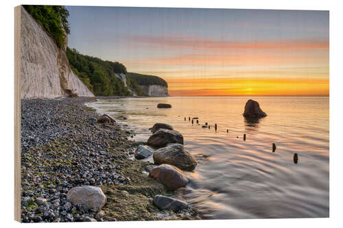 Holzbild Piratenschlucht auf Rügen