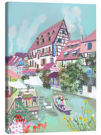 Quadro em tela Little Venice Colmar, France