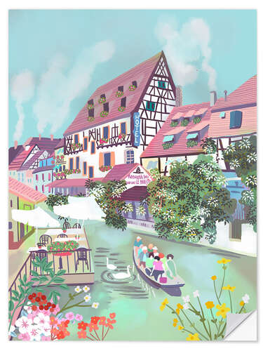 Wall sticker Little Venice Colmar, France