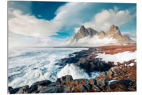 Gallery print Winter at Eystrahorn in Iceland