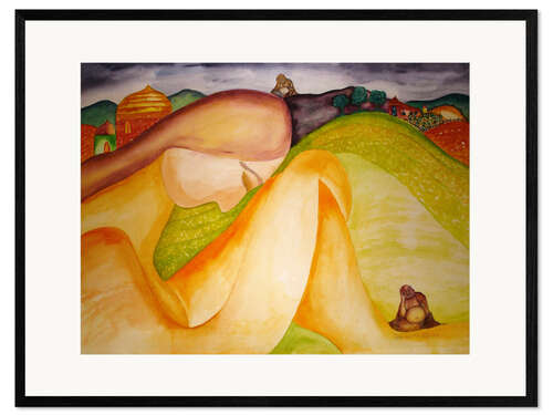 Framed art print Buddha Hills