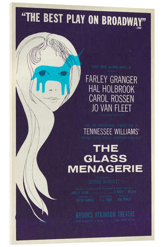 Akrylbilde The Glass Menagerie, 1965 Vintage Theatre