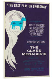 Foam board print The Glass Menagerie, 1965 Vintage Theatre