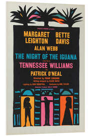 Tableau en PVC The Night of the Iguana, 1961 Vintage Theatre