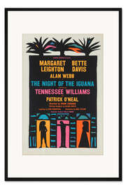 Gerahmter Kunstdruck The Night of the Iguana, 1961 Vintage Theatre