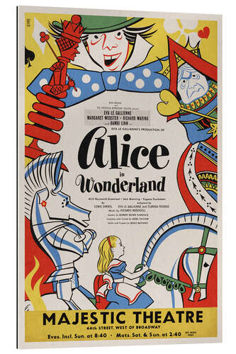 Gallery print Alice in Wonderland, 1947 Vintage Theatre