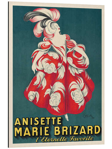 Aluminium print Anisette Marie Brizard