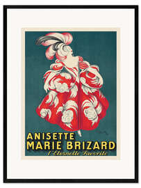 Gerahmter Kunstdruck Anisette Marie Brizard