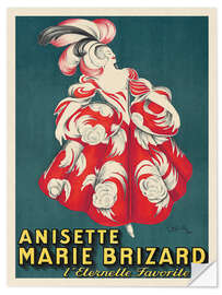 Selvklæbende plakat Anisette Marie Brizard