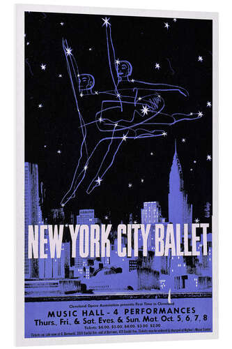 Bilde på skumplate New York City Ballet, 1960 Vintage Theatre