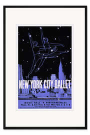 Gerahmter Kunstdruck New York City Ballet, 1960 Vintage Theatre