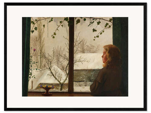 Framed art print Day Dreams (Winter Snow)