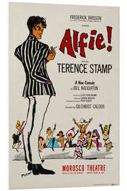 Tableau en PVC Alfie, 1964 Vintage Theatre