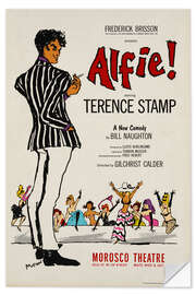 Sticker mural Alfie, 1964 Vintage Theatre