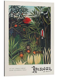 Magnettafel Affen und Papageien im Urwald