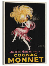 Canvastavla  Cognac Monnet - VIntage Advert - Leonetto Cappiello
