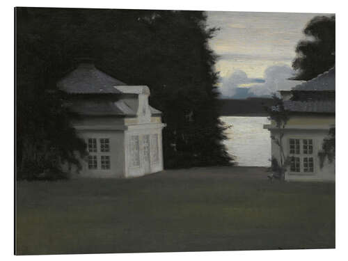 Tableau en aluminium The Eremitage Pavilions in the Royal Gardens at Fredensborg