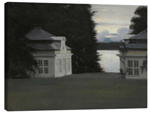 Canvas print The Eremitage Pavilions in the Royal Gardens at Fredensborg