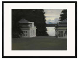 Framed art print The Eremitage Pavilions in the Royal Gardens at Fredensborg