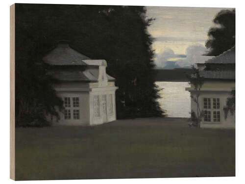 Tableau en bois The Eremitage Pavilions in the Royal Gardens at Fredensborg