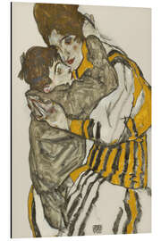 Magnettafel Schiele's Frau mit ihrem kleinen Neffen