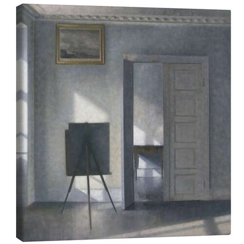 Canvas-taulu Interior with an Easel