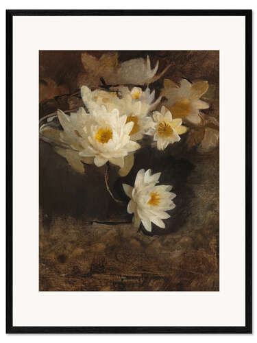 Framed art print Water Lilies