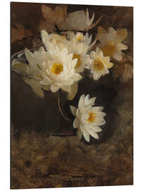 Magnettafel Wasserlilien