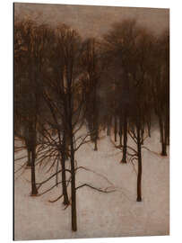 Magnettafel Søndermarken Park im Winter