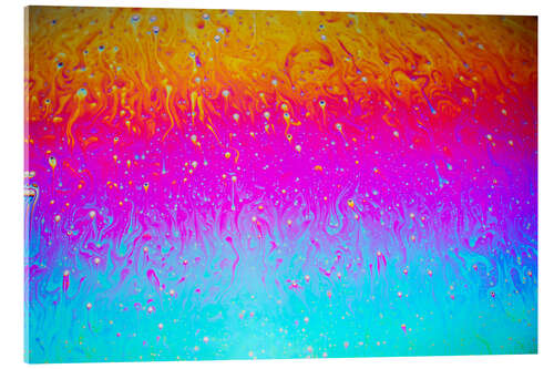 Obraz na szkle akrylowym Play of Colours of the Soap Bubble III